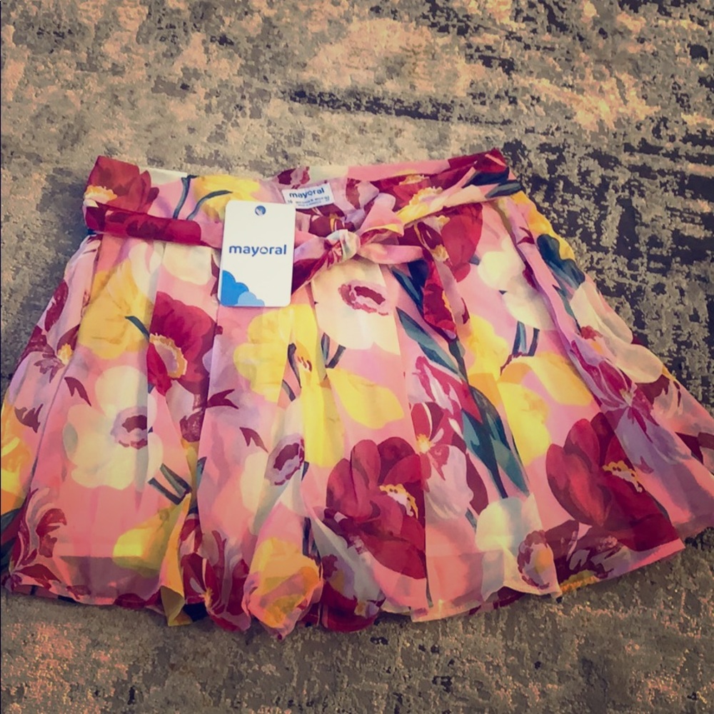 Mayoral floral skort